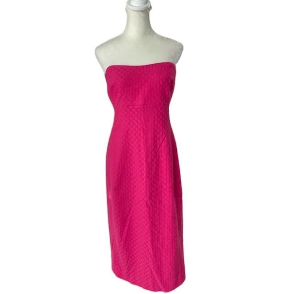 NWT J. Crew Fuchsia Strapless Dress